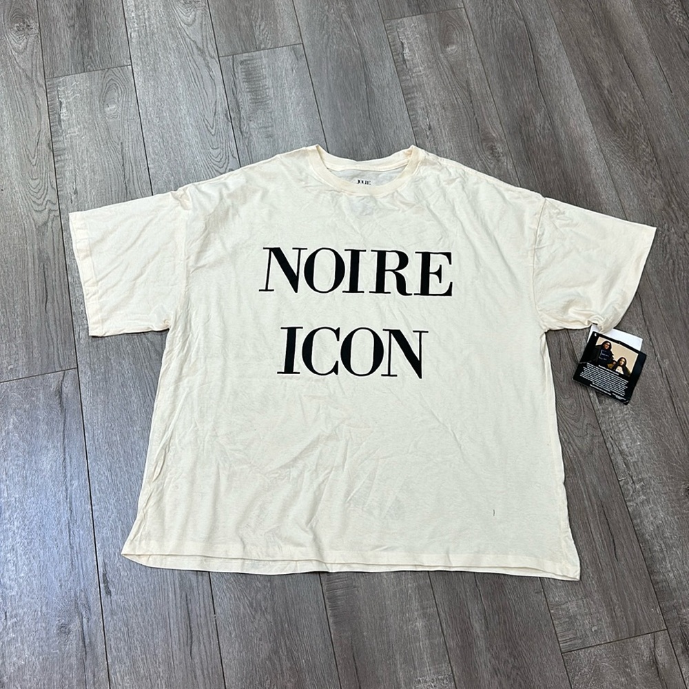 Jolie Noire plus size short sleeve T-shirt size xl new with tags noire icon